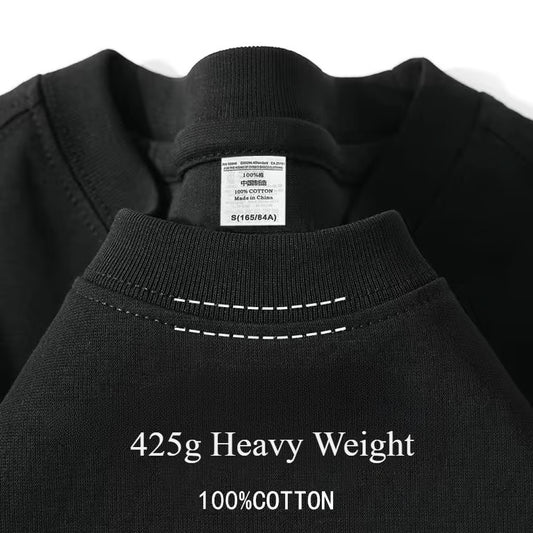 Heavy Weight Men T Shirt Cotton Half Sleeve Breathable Round Neck Basic Tops Men Summer T-Shirt, Quality Comfort Fit